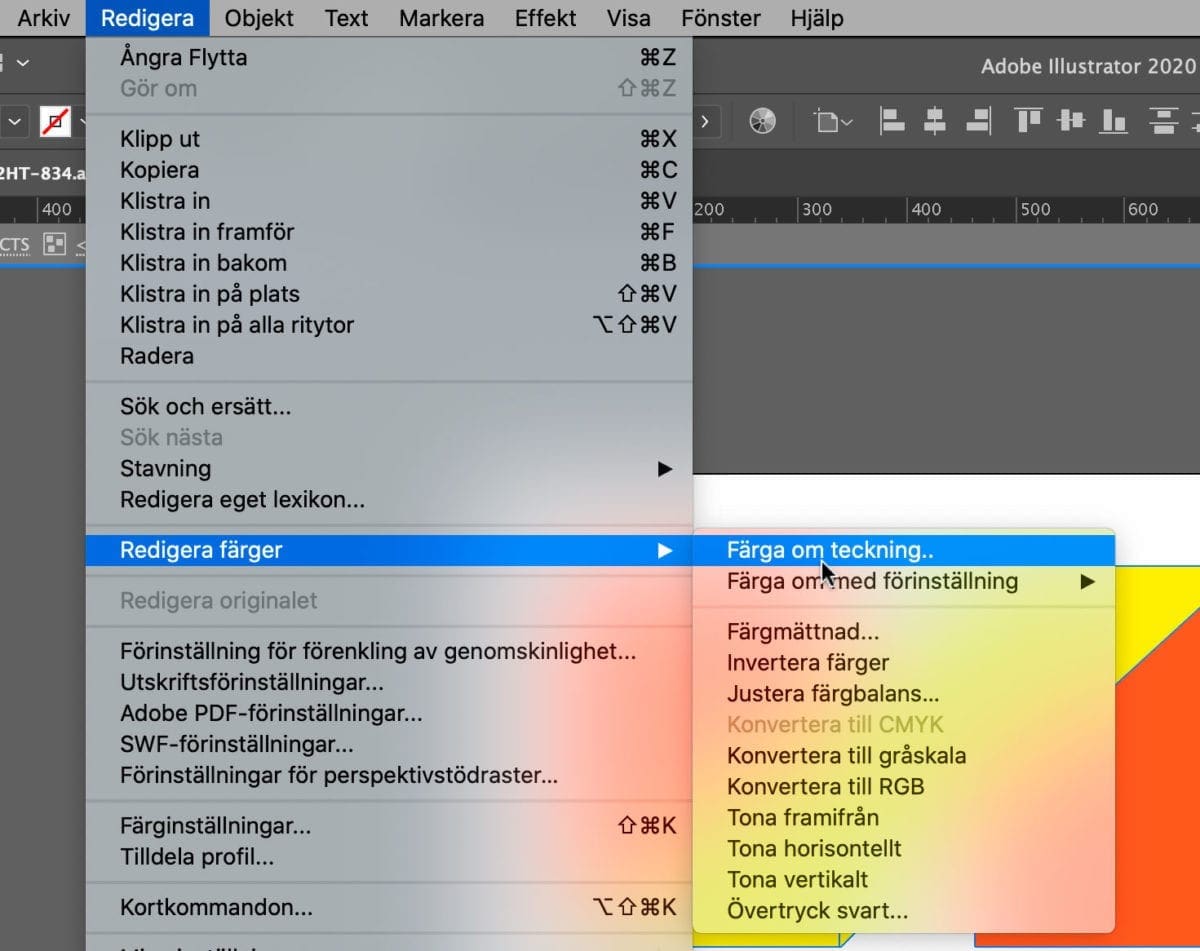 CMYK till Pantone, Konvertera CMYK till Pantone
