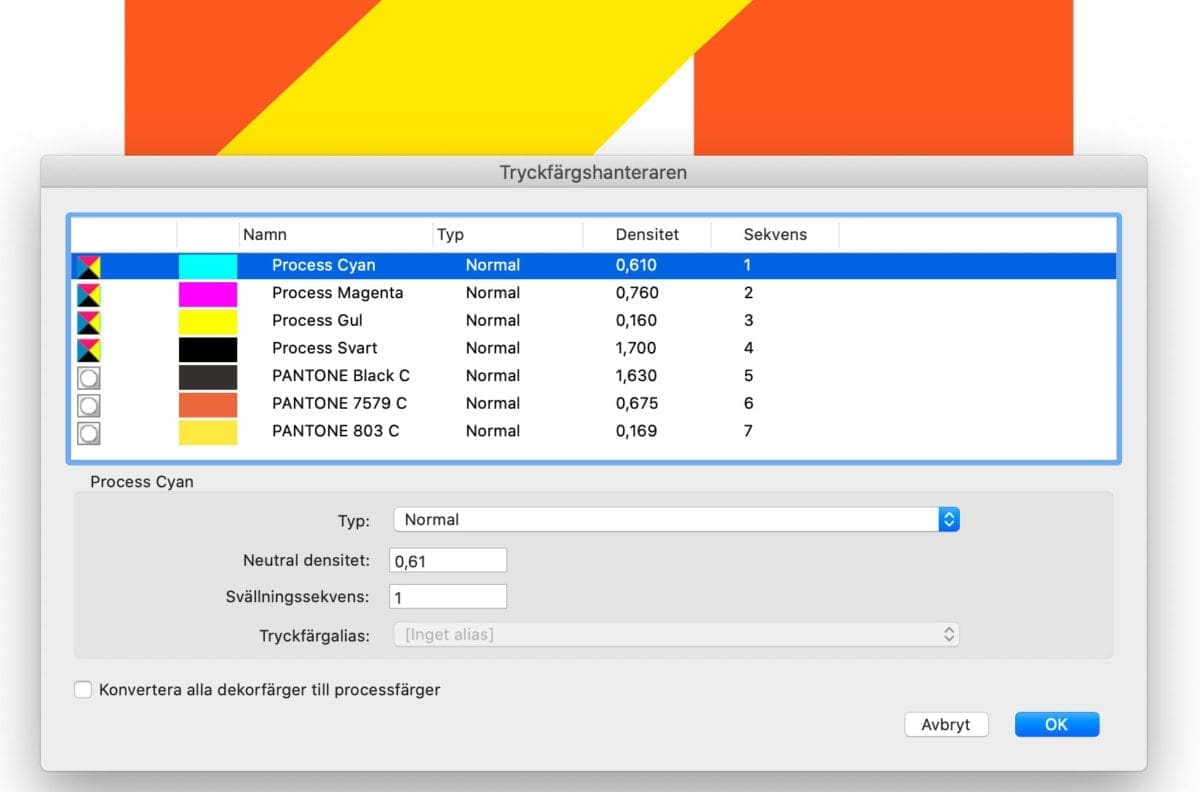 CMYK till Pantone, Konvertera CMYK till Pantone