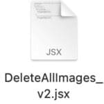 delete all images skript