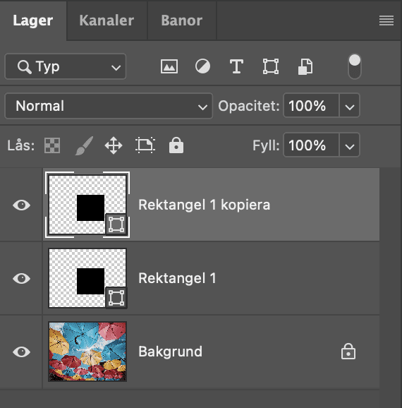 kollage med polaroidbilder, Kollage med Polaroidbilder i Photoshop