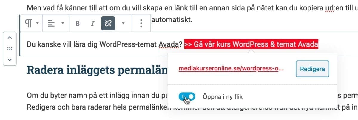 länkar