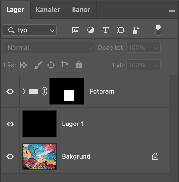 kollage med polaroidbilder, Kollage med Polaroidbilder i Photoshop