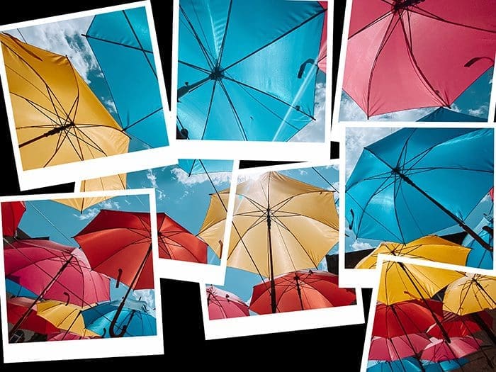 kollage med polaroidbilder, Kollage med Polaroidbilder i Photoshop