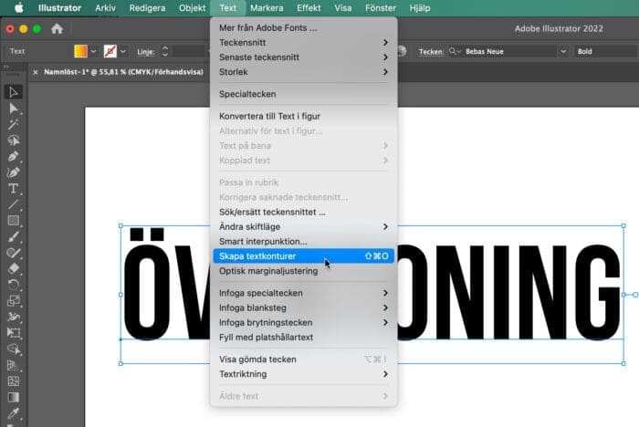 övertoning på text i Illustrator, Övertoning på text i Illustrator – så gör du!