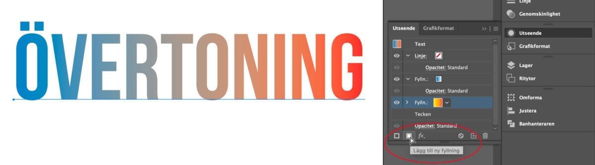 övertoning på text i Illustrator, Övertoning på text i Illustrator – så gör du!