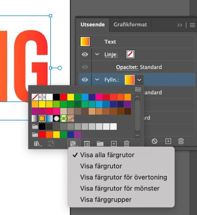 övertoning på text i Illustrator, Övertoning på text i Illustrator – så gör du!