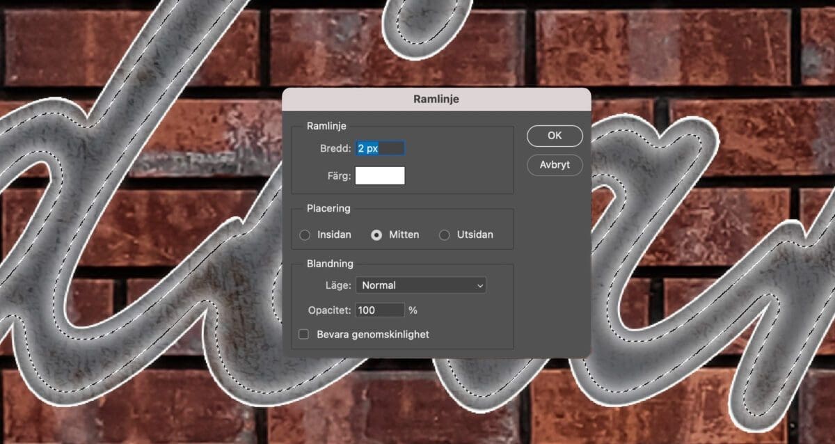 neontext, Neontext – så gör du i Photoshop