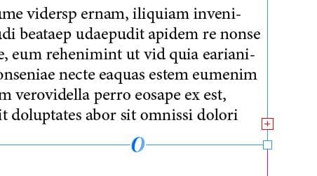 Överskjutande text, Överskjutande text i InDesign – så här gör du