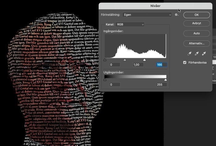 porträtt av text, Porträtt av text i Photoshop – så gör du