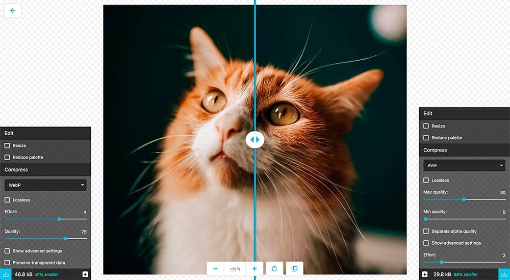 avif och webp, AVIF och WebP – nya filformat för bilder på webben