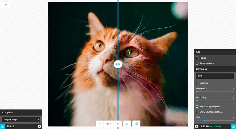 avif och webp, AVIF och WebP – nya filformat för bilder på webben