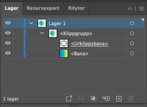 övertoningar, Flytta övertoningar från Illustrator till InDesign