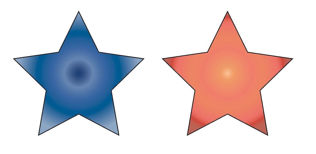 övertoningar, Flytta övertoningar från Illustrator till InDesign