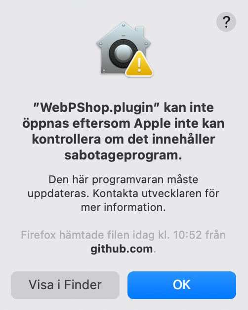 webp, WebP till WordPress 5.8