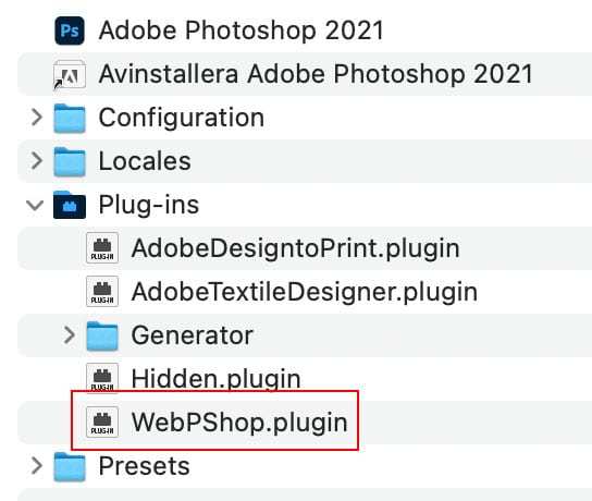webp, WebP till WordPress 5.8