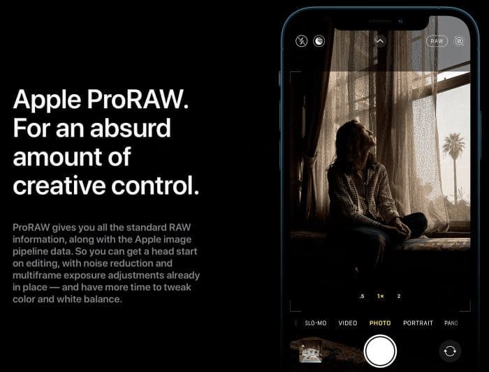 proraw, Vad är iPhone ProRAW?