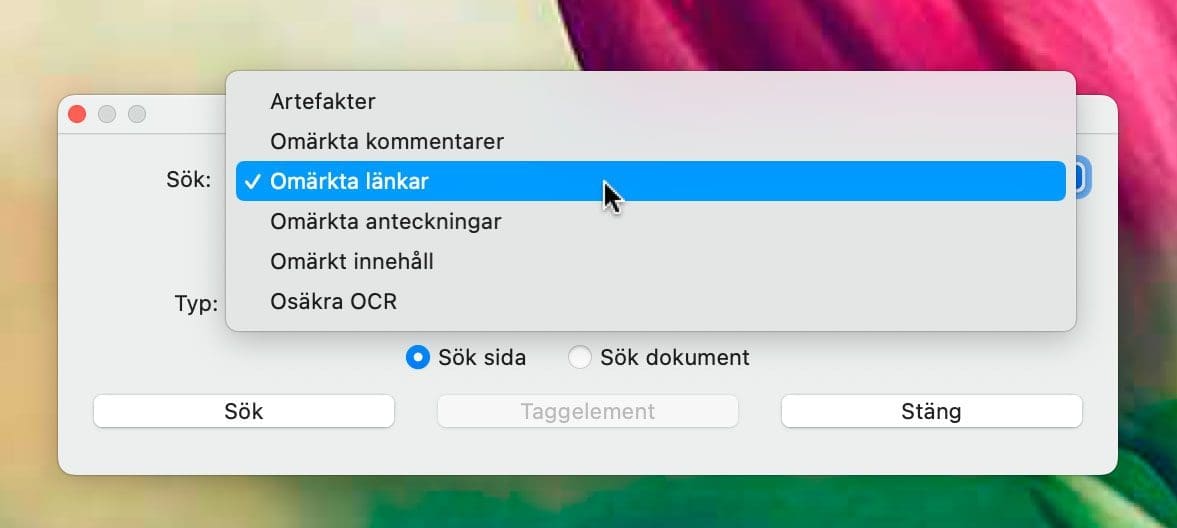 tillgänglighetsanpassa, Tillgänglighetsanpassa länkar i Acrobat Pro DC