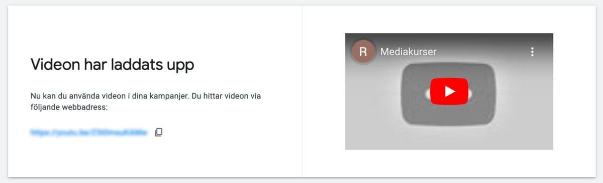 videoannonser, Videoannonser enkelt med Google Ads