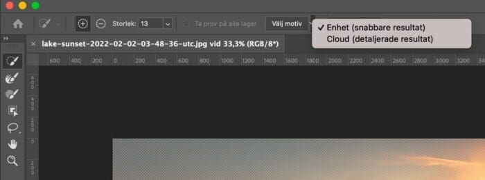 markera och maskera molnbehandling nyheter i Photoshop