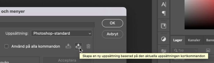 skapa en ny uppsättning