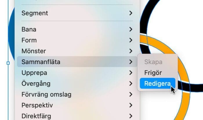 sammanfläta, Skapa överlappande mönster med funktionen sammanfläta