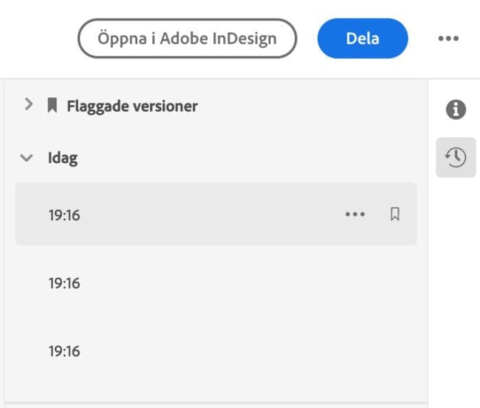 molndokument, Molndokument till InDesign