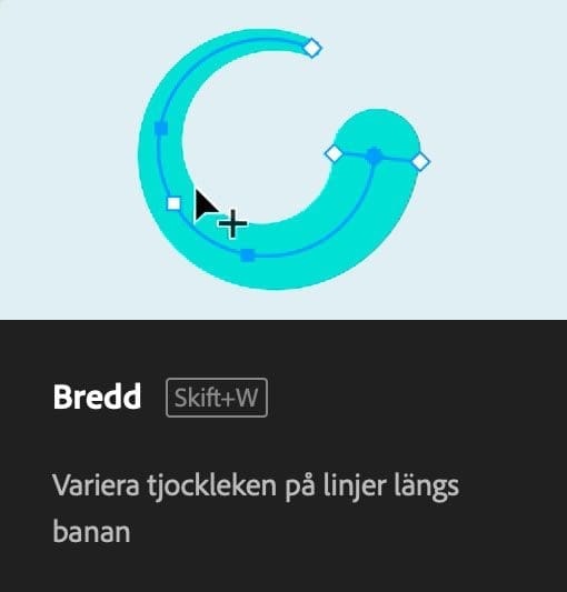 breddverktyget symbol