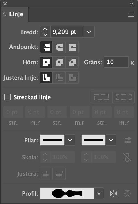 linjepanelen