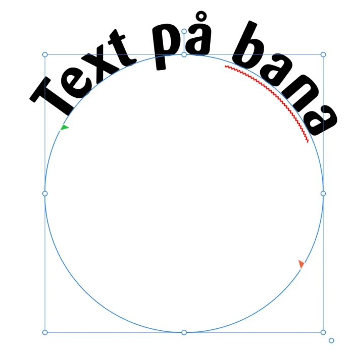 bantext, Skapa bantext i Affinity Designer