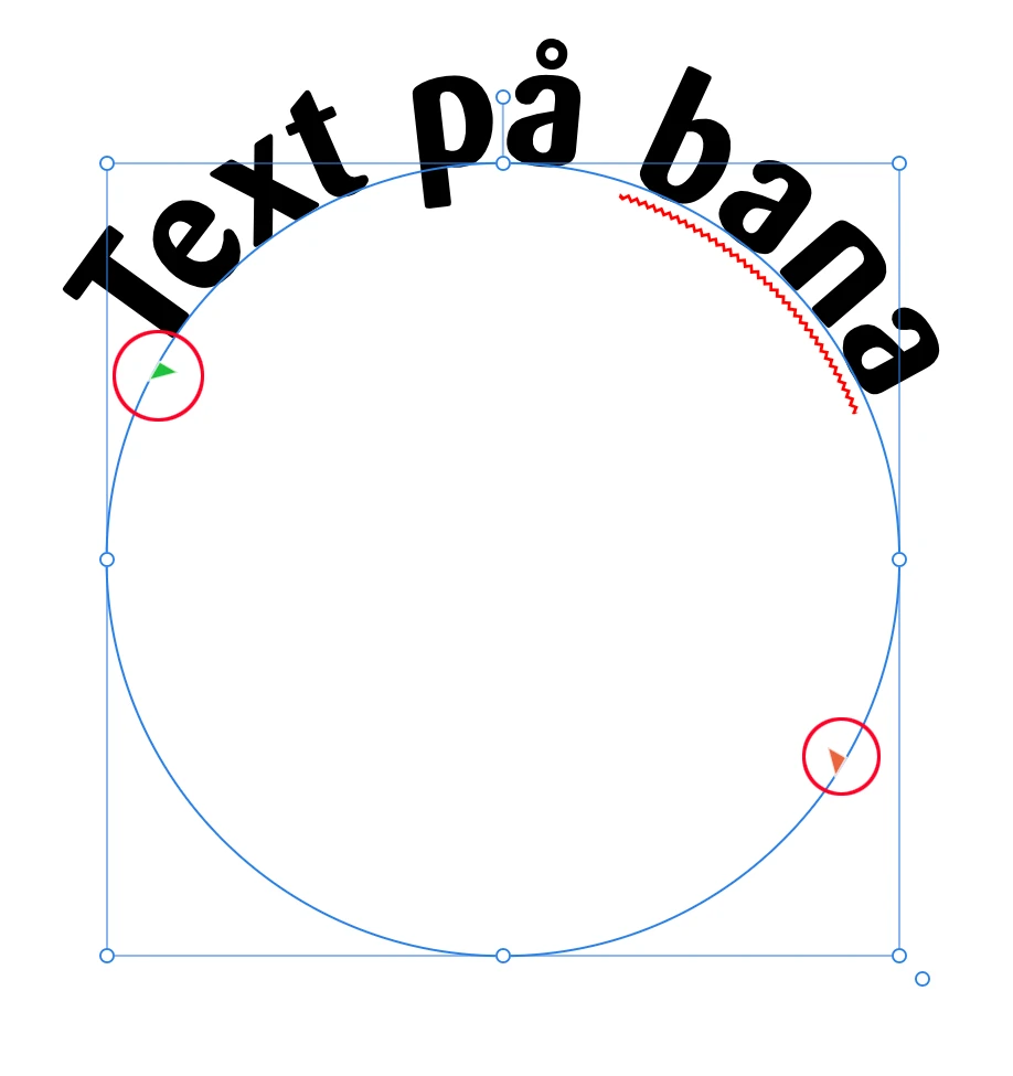 bantext, Skapa bantext i Affinity Designer