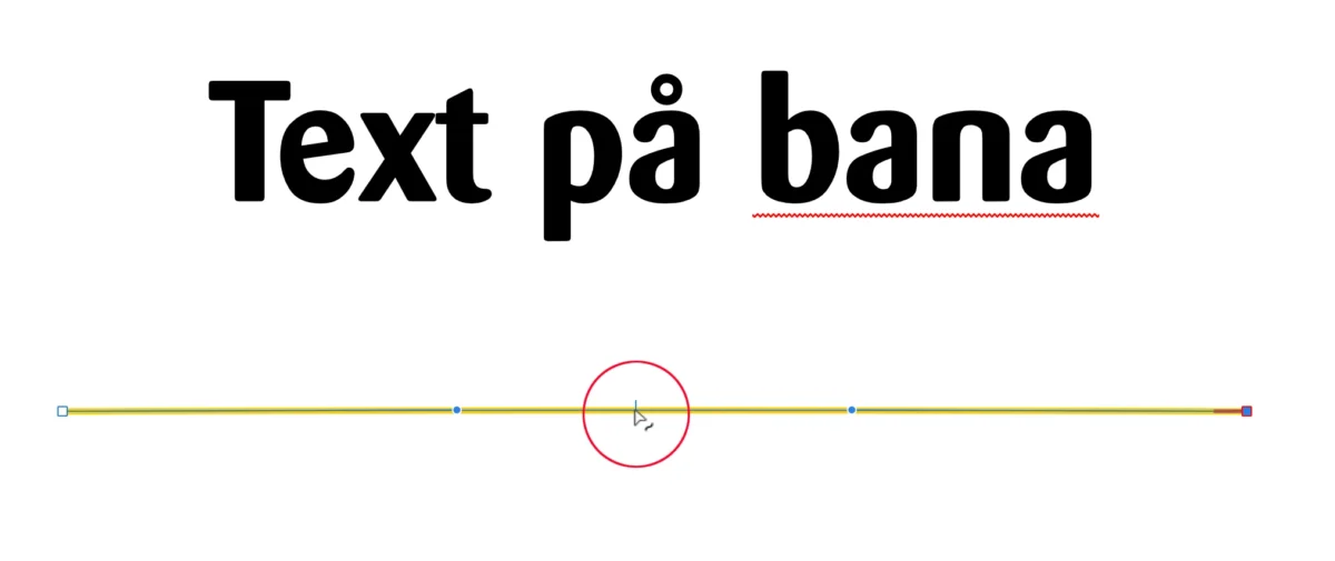 bantext, Skapa bantext i Affinity Designer