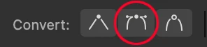 bantext, Skapa bantext i Affinity Designer