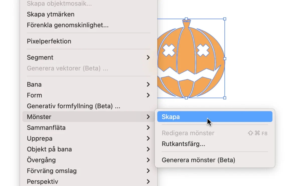 halloween, Skapa ett Halloween-mönster i Adobe Illustrator