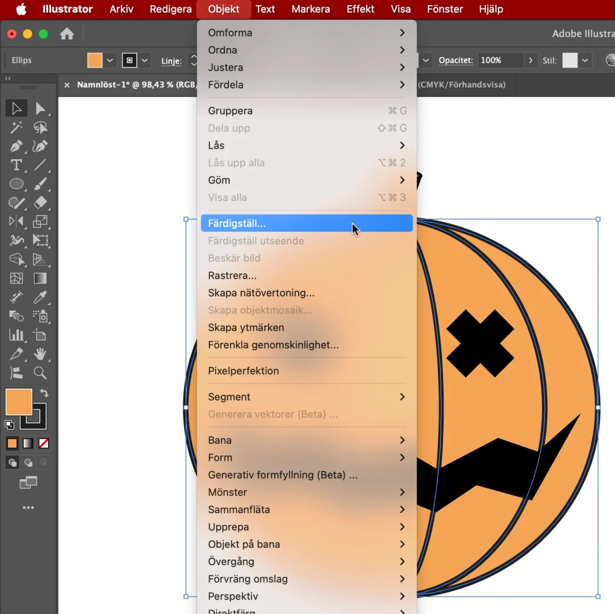 halloween, Skapa ett Halloween-mönster i Adobe Illustrator