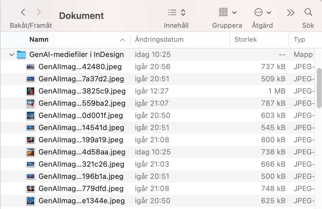 text till bild, Text till bild – AI i InDesign
