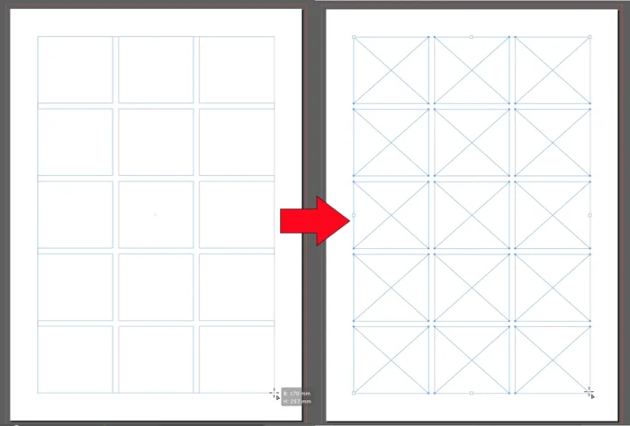 Mellanrumsverktyget, Mellanrumsverktyget i InDesign