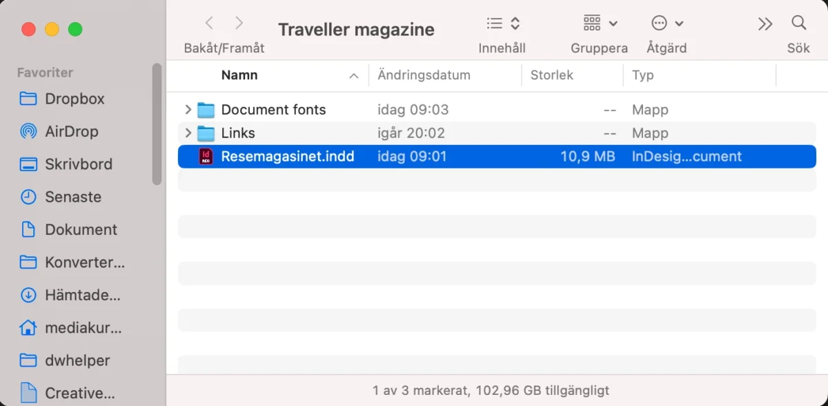 öppna InDesign-filer med Affinity Publisher, Öppna InDesign-filer med Affinity Publisher