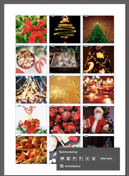 Mellanrumsverktyget, Mellanrumsverktyget i InDesign