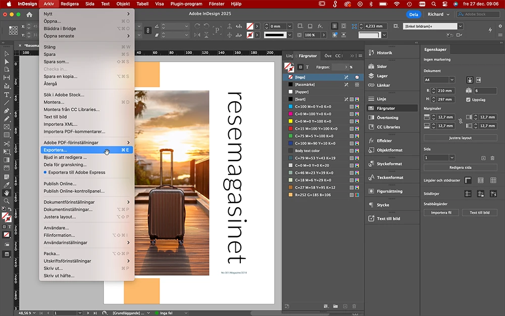 öppna InDesign-filer med Affinity Publisher, Öppna InDesign-filer med Affinity Publisher