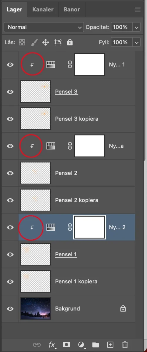 fyrverkerier i Photoshop, Fyrverkerier i Photoshop