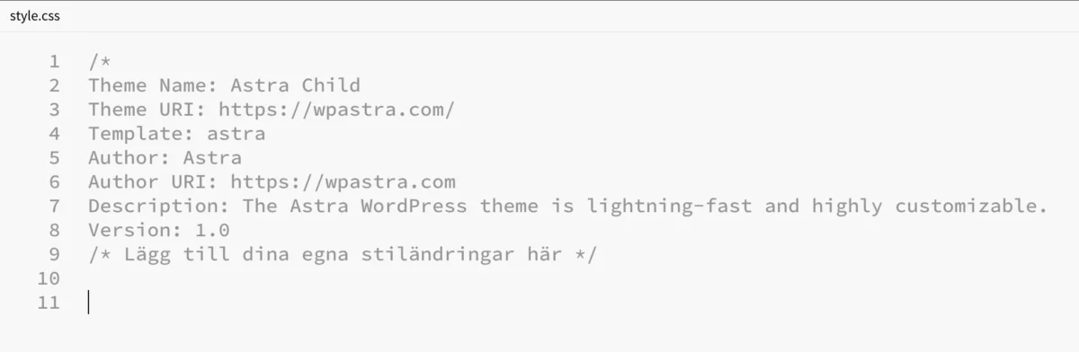 barntema, Barntema i WordPress (child theme) – så fungerar det