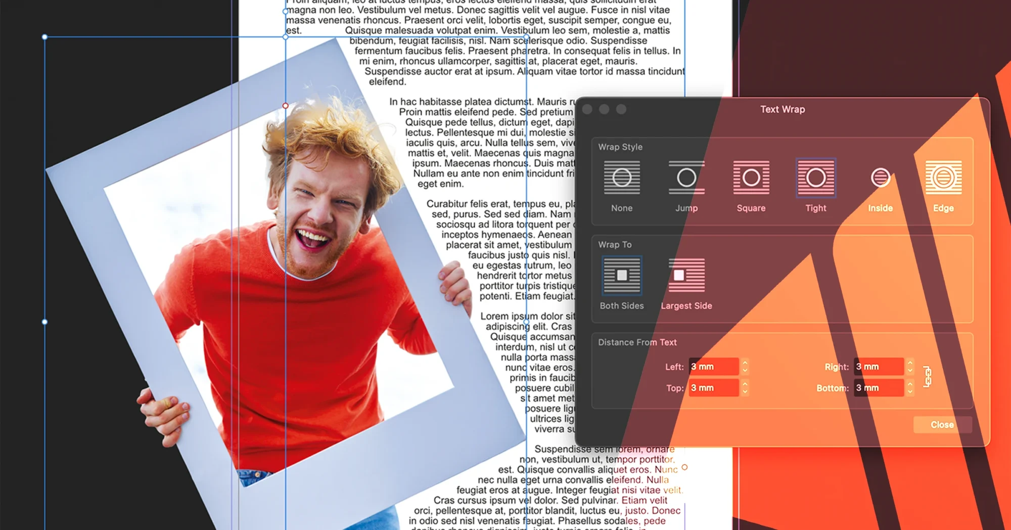 Figursättning med Affinity Publisher