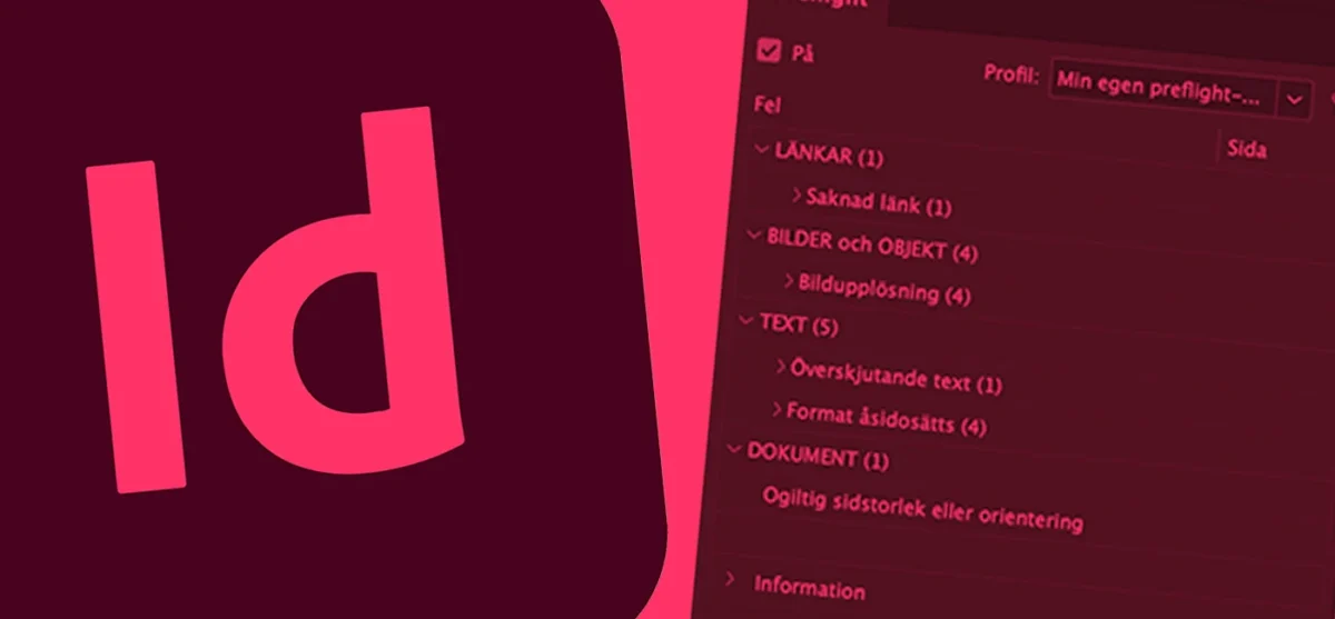 preflight InDesign